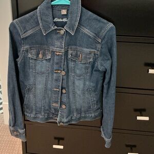 Eddie Bauer Women's Dark Blue Jean Jacket